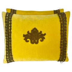 Pair of Custom Appliqué Pillows by MLA