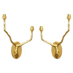 Pair of Custom Arbre Brass Sconces
