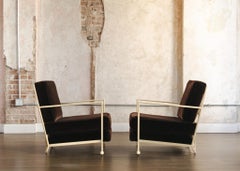 Pair of Custom Beaulieu Lounge Chairs