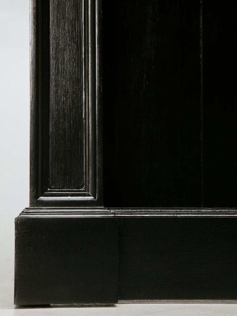 Pair of Custom Bookcases Black Hand Painted Finish in Any Dimension or