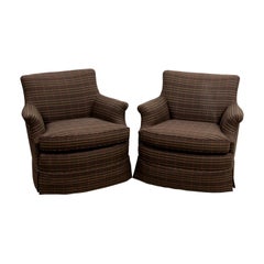 Pair of Custom Chairs by Greenbaum Interiors