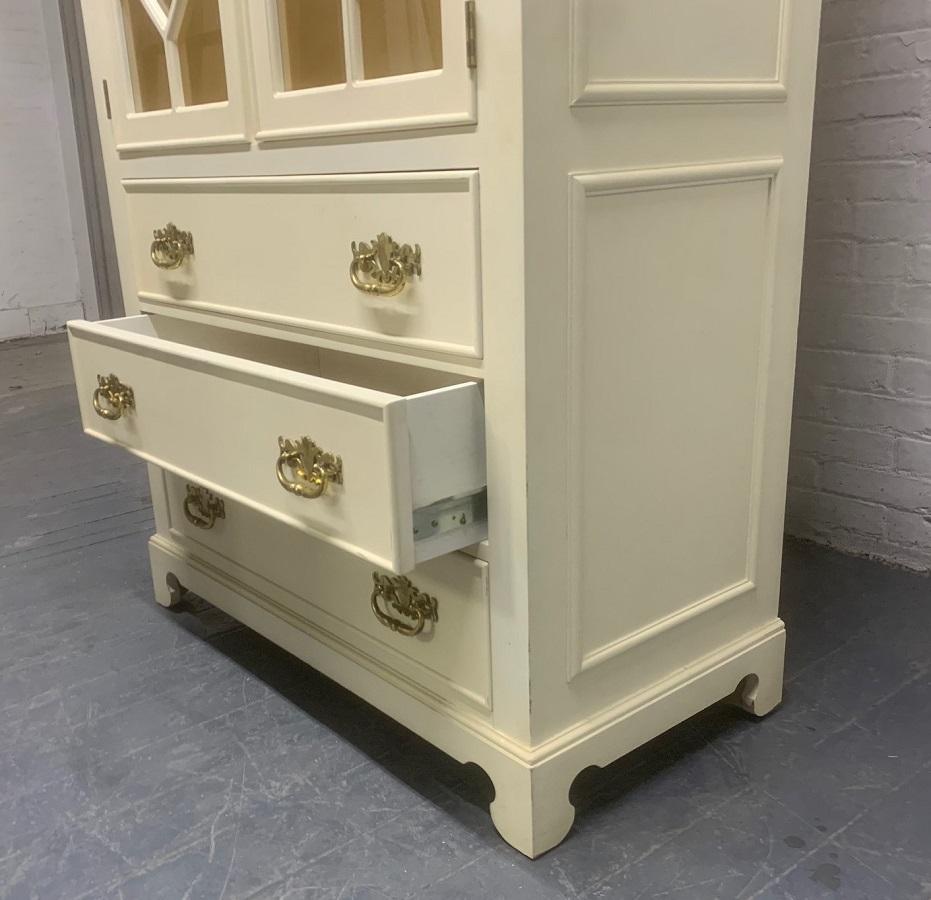 Pair of Custom Chinoiserie Style Cabinets For Sale 2