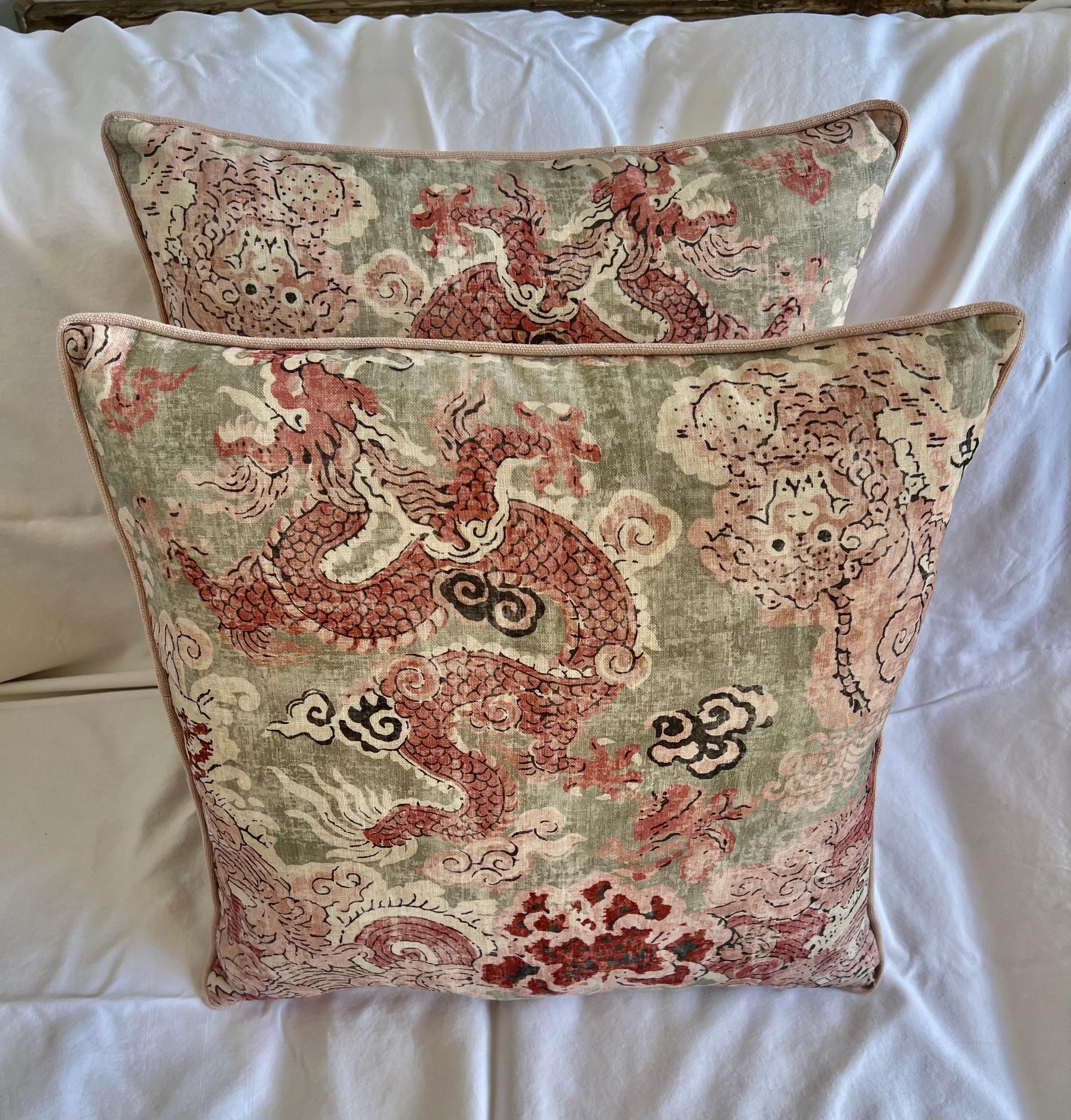 chinoiserie pillows