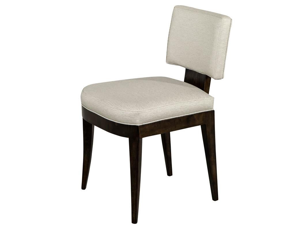 Canadian Pair of Custom Contemporary Side Chairs