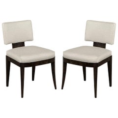 Pair of Custom Contemporary Side Chairs