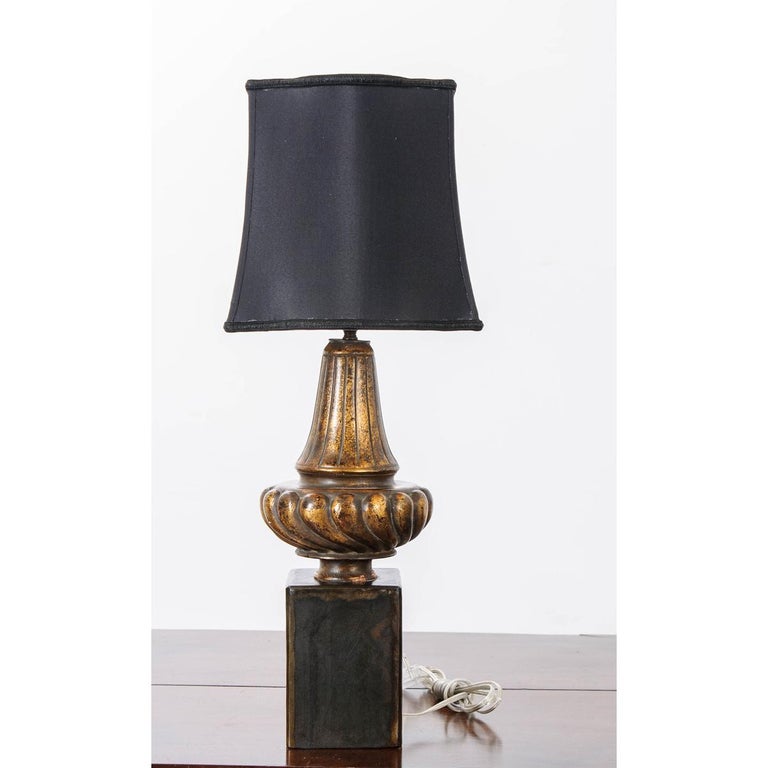Pair of Custom Gilt Lamps For Sale at 1stDibs