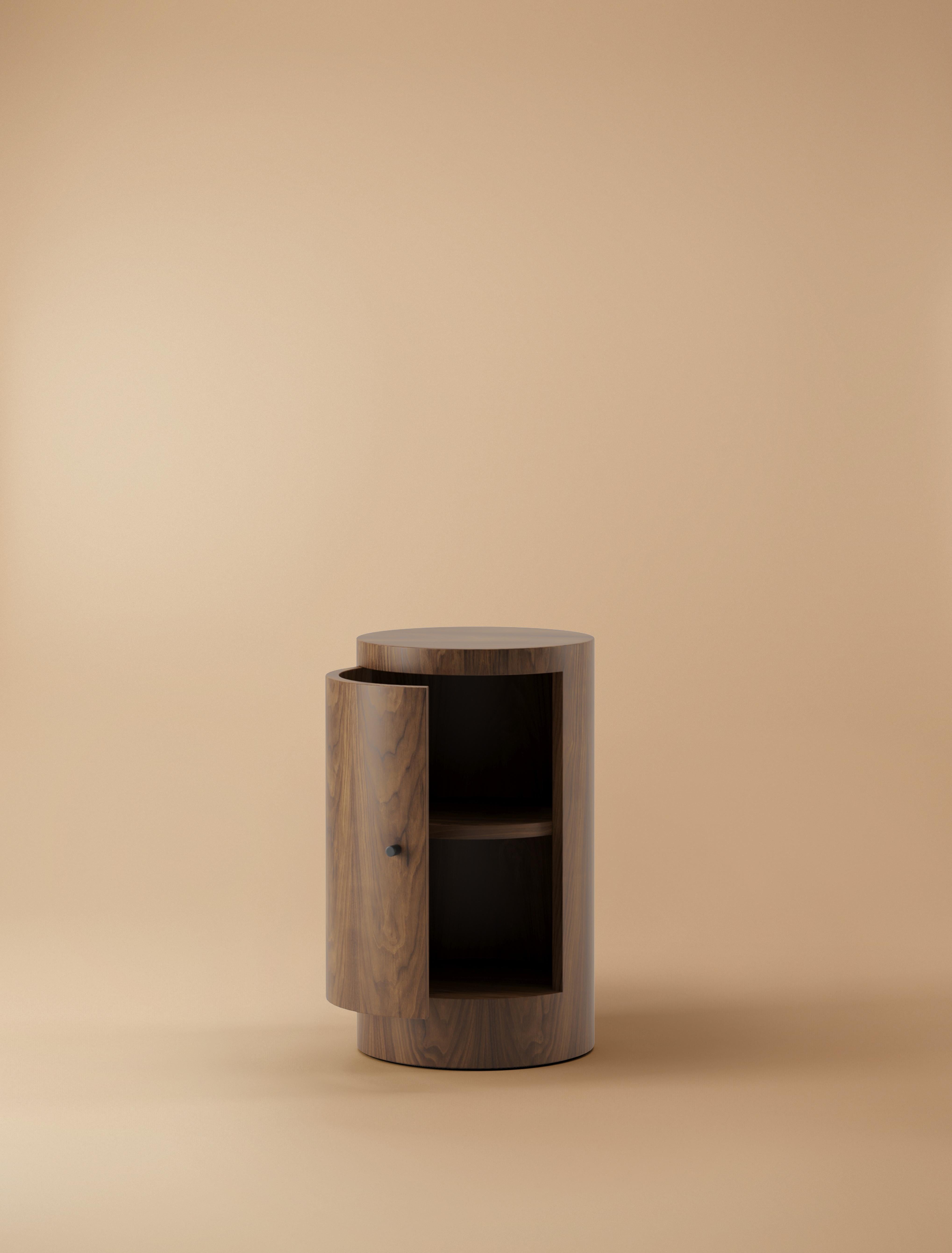 Oiled Pair of Custom Height Constant Night Stands in Walnut by Master Studio for Lemon