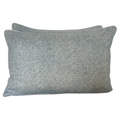 Coppia di cuscini in lino personalizzati con tessuto stampato Twigs