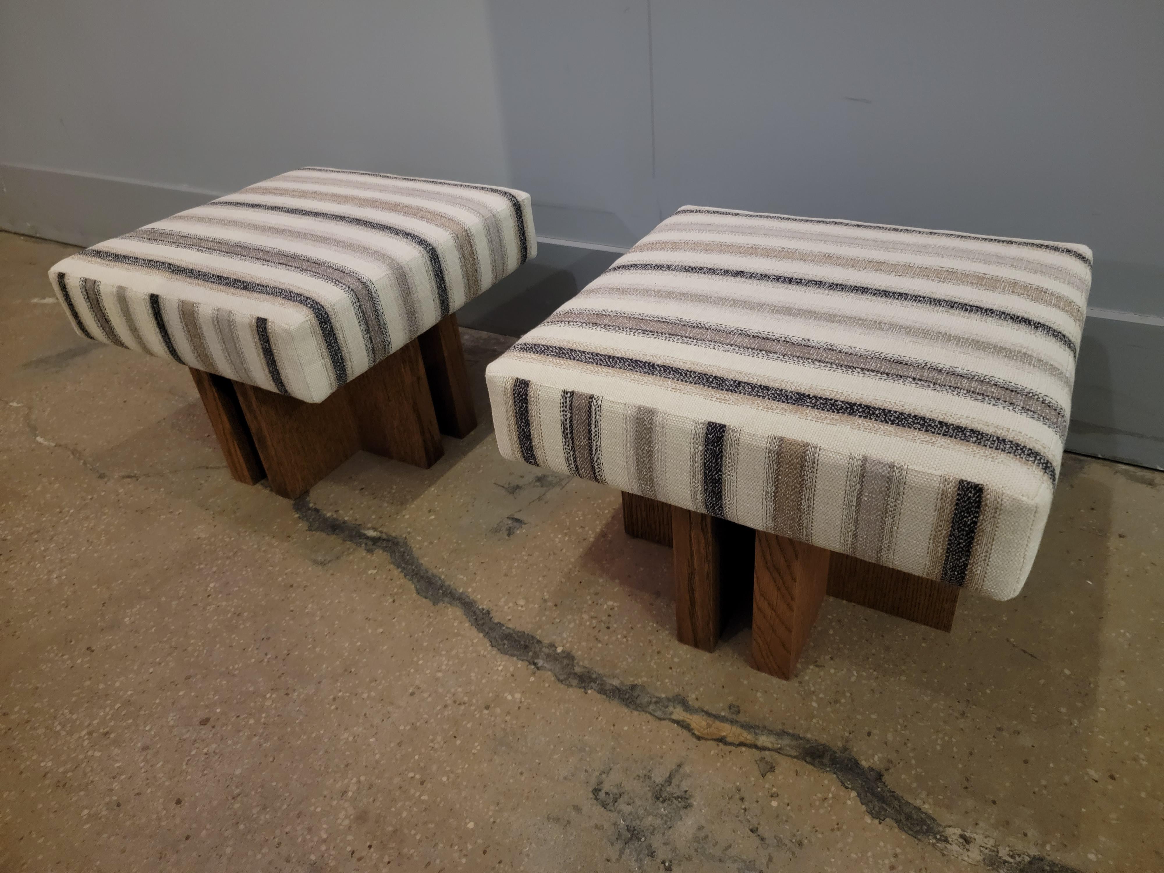 INTRODUCTION
Gueridon handmade ottomans are made to order to your liking and specifications.   100% made in USA.
Following the success of its ottomans, GUERIDON launched a full line of fully customizable ottomans, stools, benches, and day beds.  All