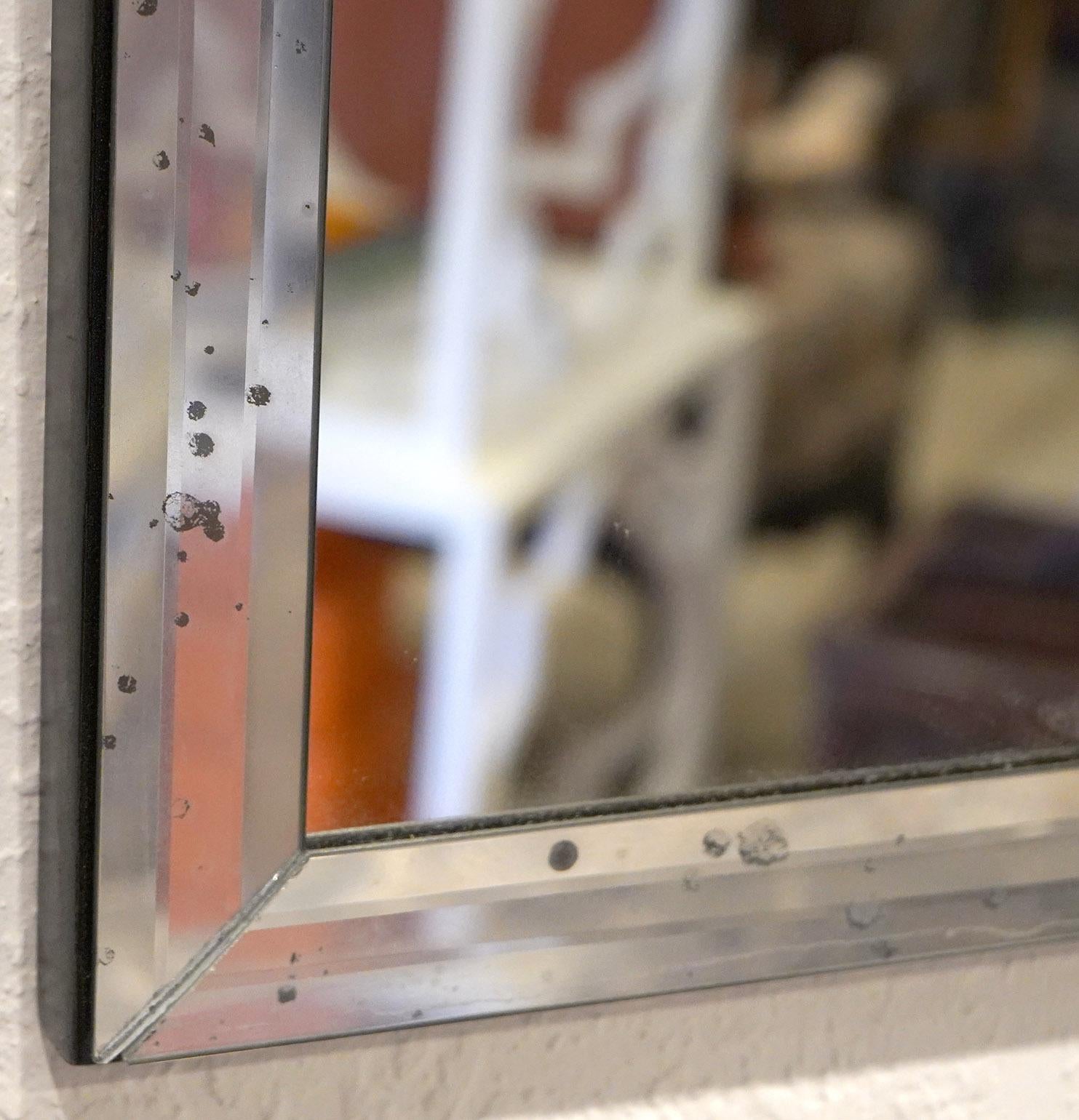 Pair of Custom Mirrors Gilded Medallion with Sconces For Sale 2