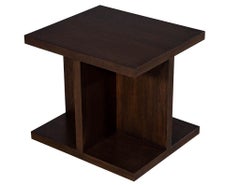 Pair of Custom Modern Geometric End Tables
