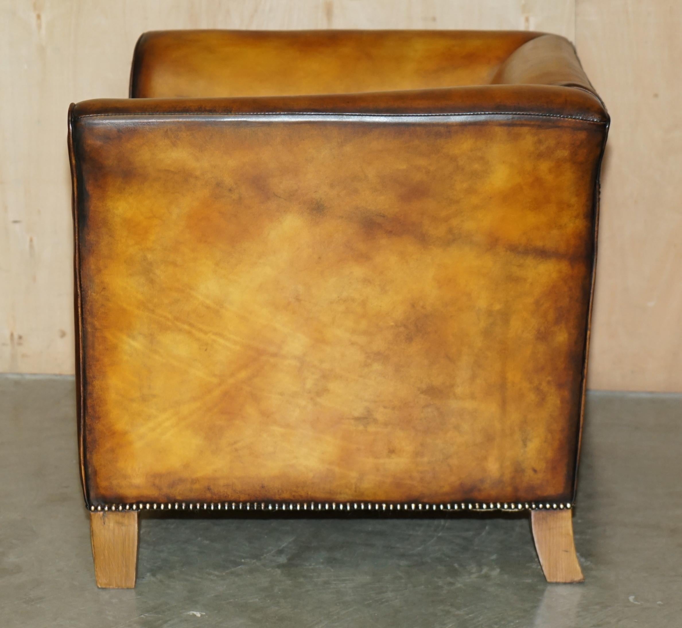 Paire d'armoires MULBERRY LONDON CUSTOM MULBERRY en cuir marron en vente 7