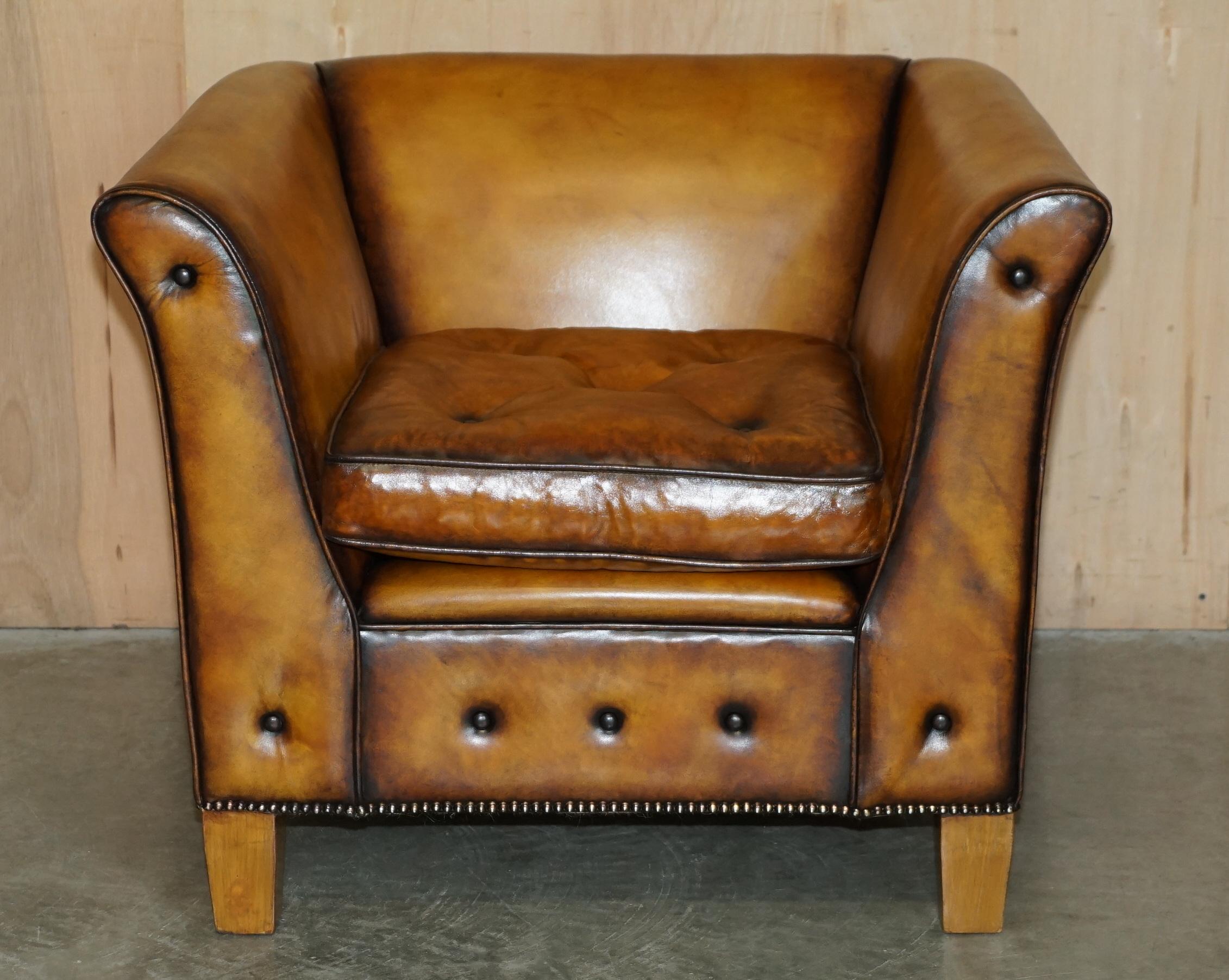 Paire d'armoires MULBERRY LONDON CUSTOM MULBERRY en cuir marron en vente 9