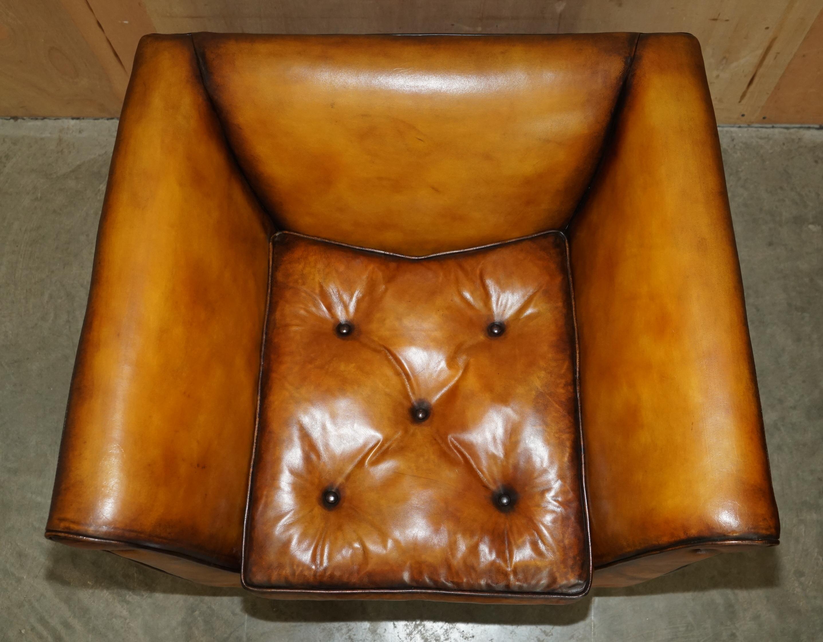 Paire d'armoires MULBERRY LONDON CUSTOM MULBERRY en cuir marron en vente 10