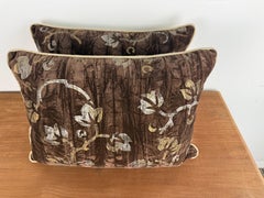 Paire d'oreillers personnalisés en velours peint Nomi