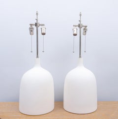 Pareja de lámparas Delphine de escayola personalizadas