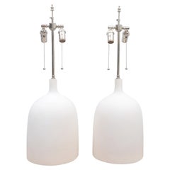 Paire de lampes en plâtre de Delphine personnalisées