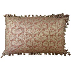 Pair of Custom Richeleau Patterned Fortuny Pillows