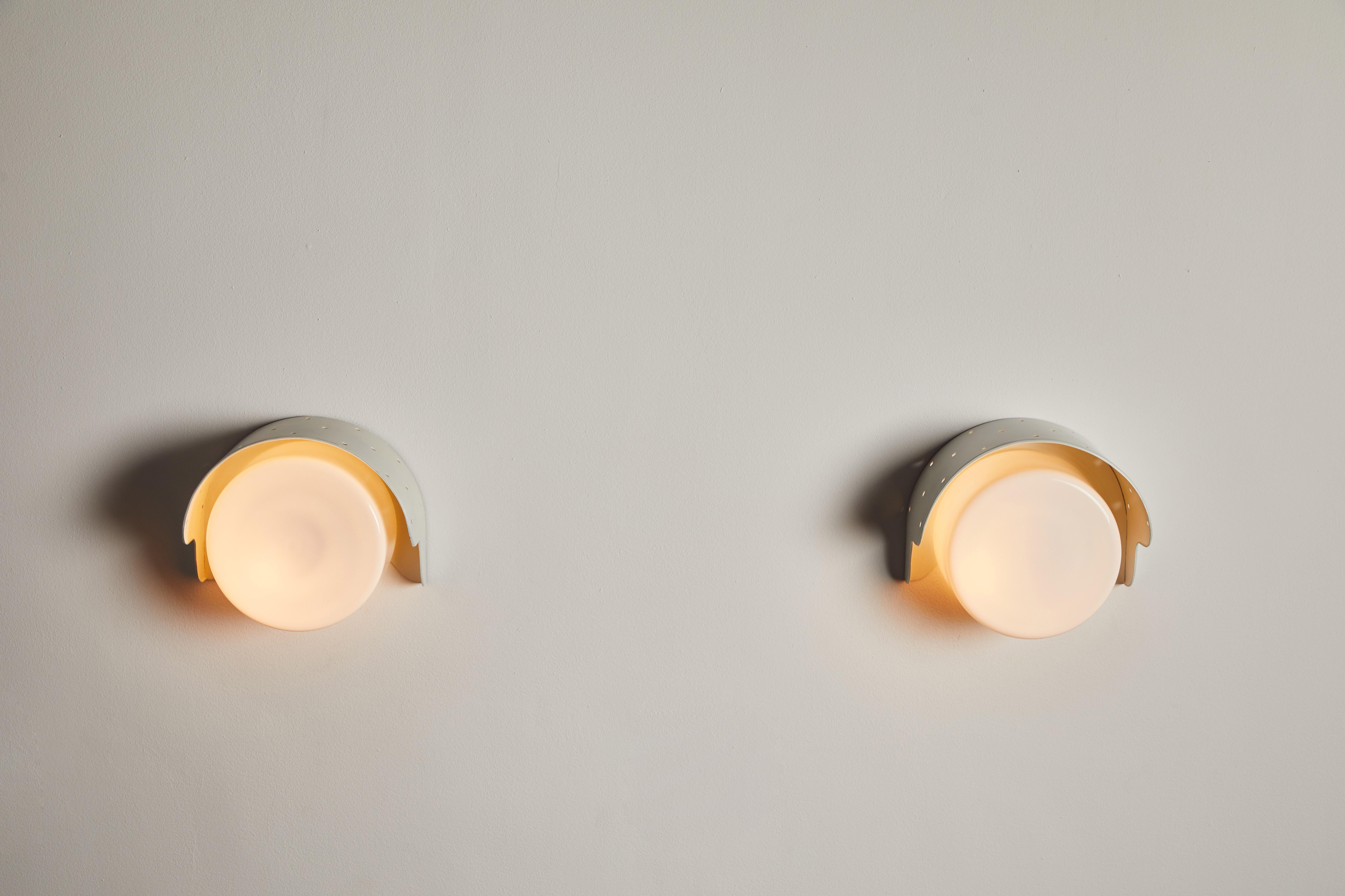 Mid-Century Modern Pair of Custom Sconces by Paavo Tynell for Taito Oy