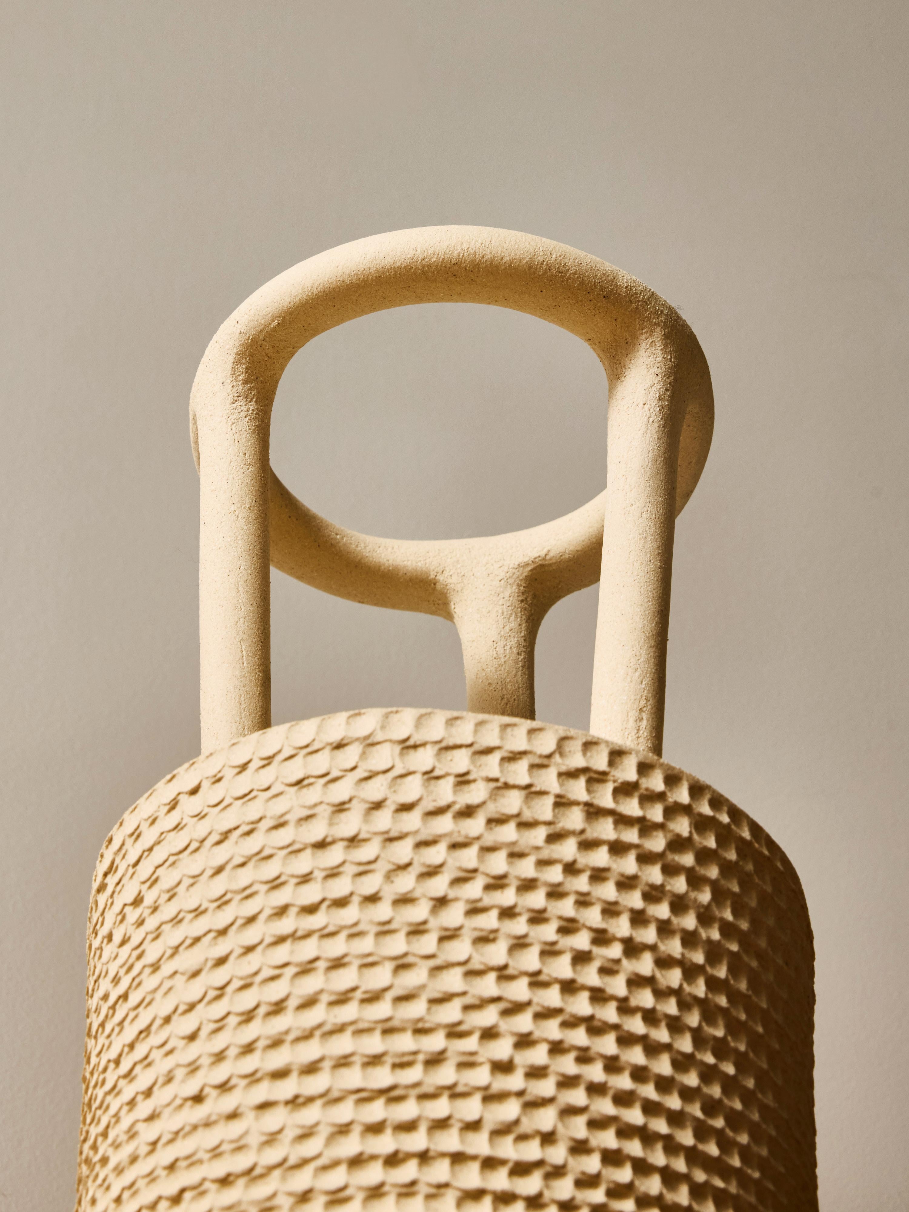 Ein Paar SMARA-Keramik-Tischlampen von Marie Fekroun für Glustin Luminaire im Angebot 5