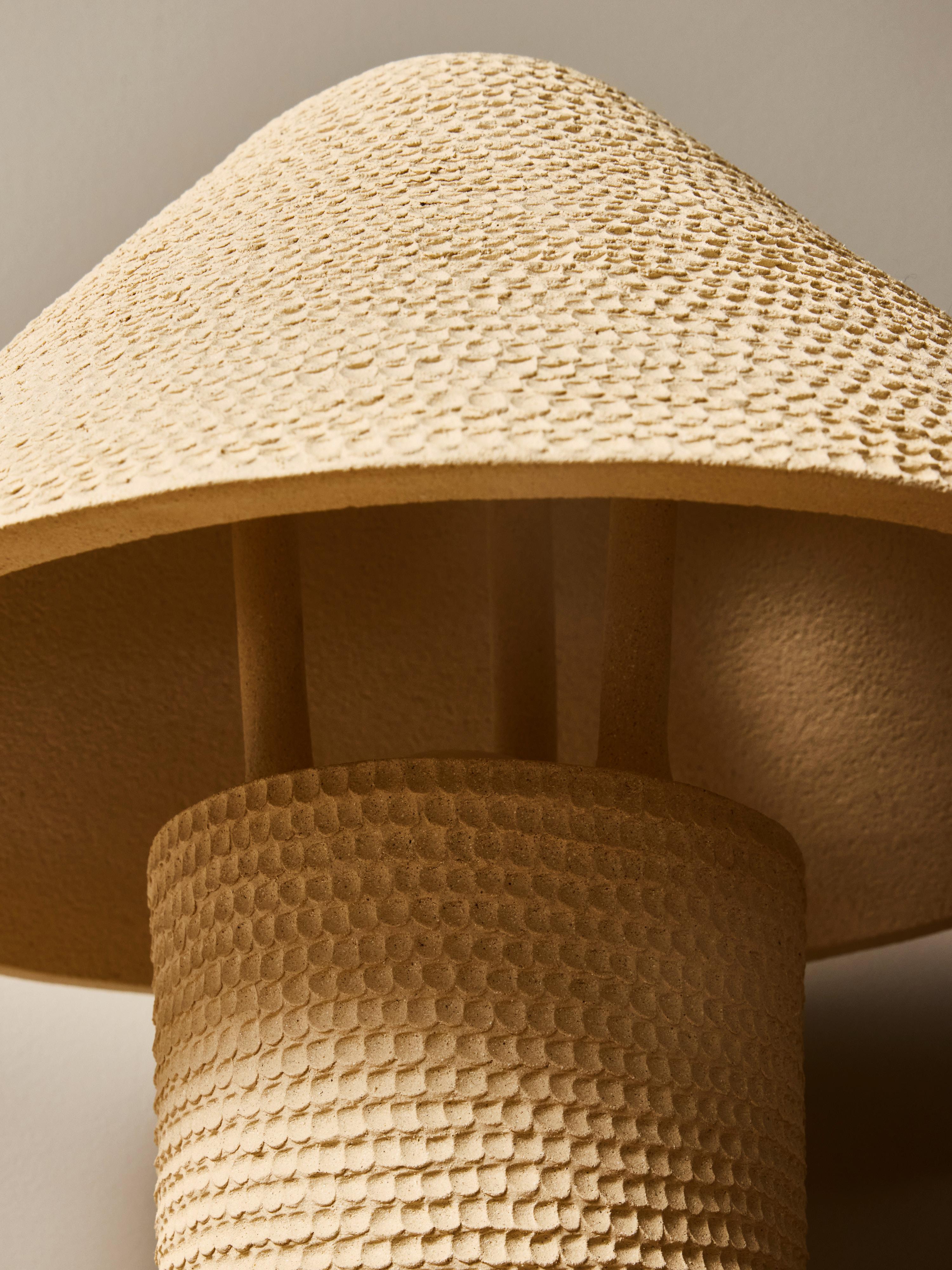 Ein Paar SMARA-Keramik-Tischlampen von Marie Fekroun für Glustin Luminaire im Angebot 6