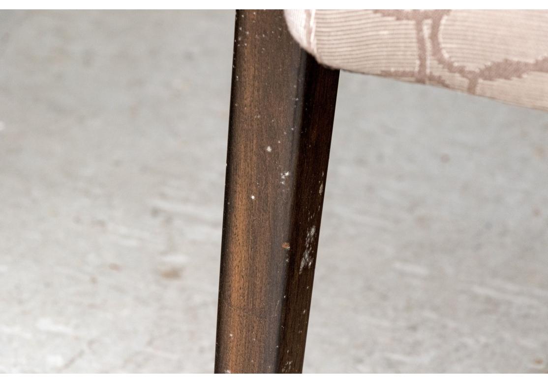 Pair Of Custom Upholstered Mid Century Modern Armchairs Attrib. Bertha Schaefer For Sale 3