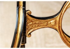 Paire de fauteuils de style Regency anglais vintage sur mesure #6