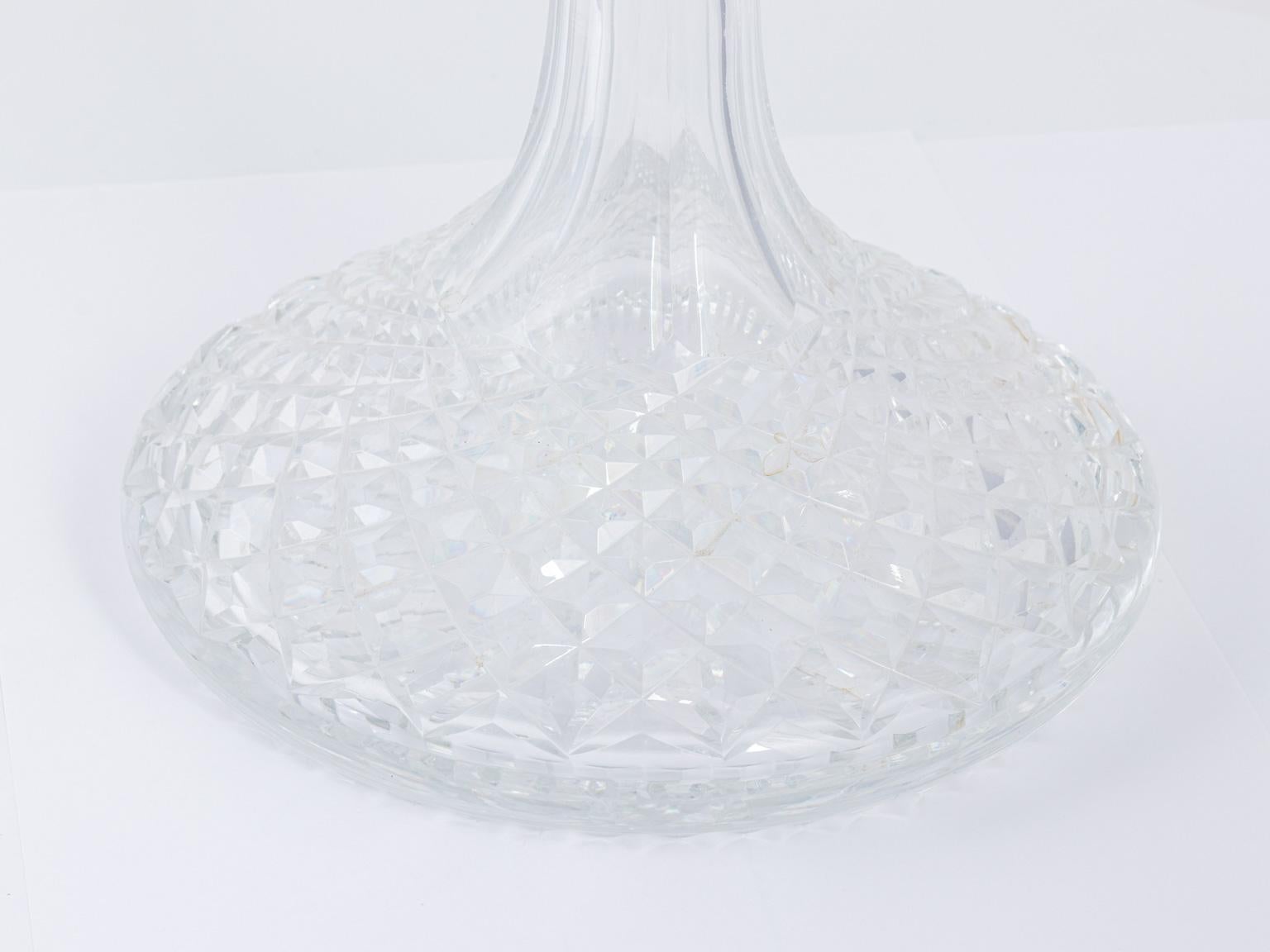 Pair of Cut Crystal Decanters 1