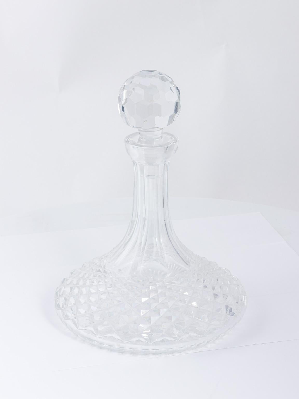 Pair of Cut Crystal Decanters 4