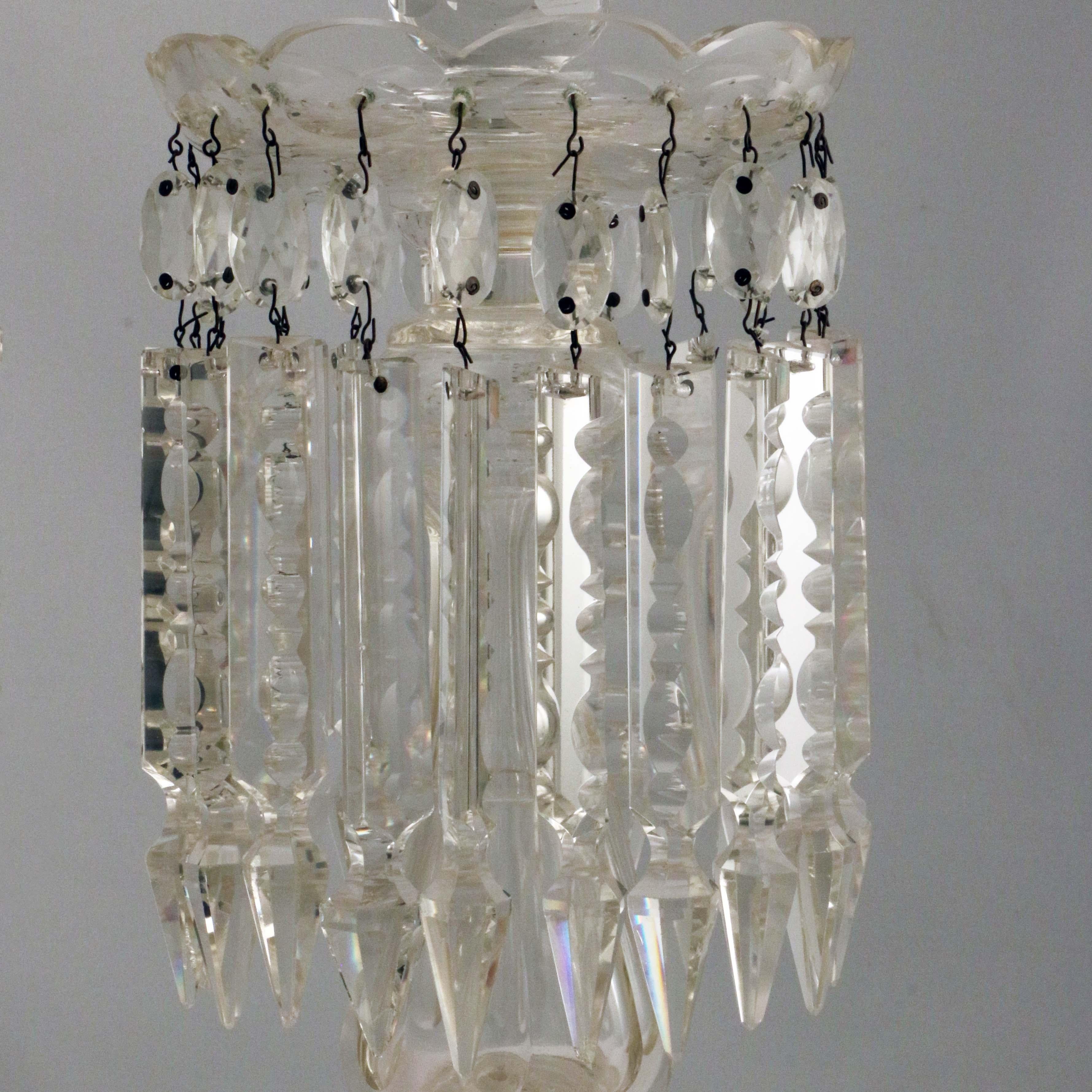 lead crystal candlesticks
