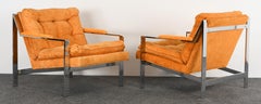 Paar Cy Mann Lounge Chairs:: 1970er Jahre