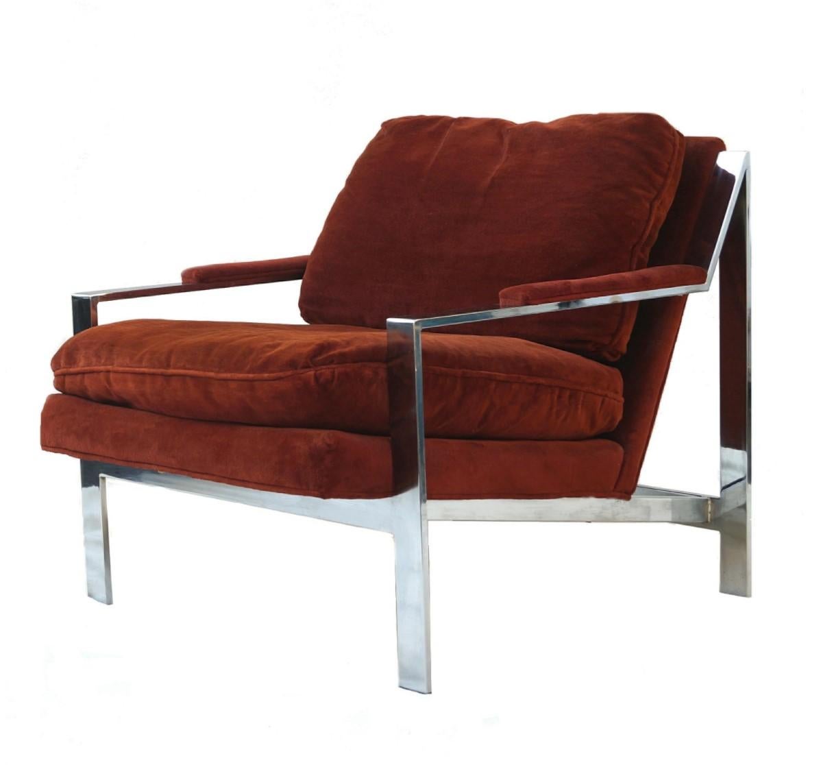 Other Pair of Cy Mann Mid-Century Modern Chrome Lounge Chairs