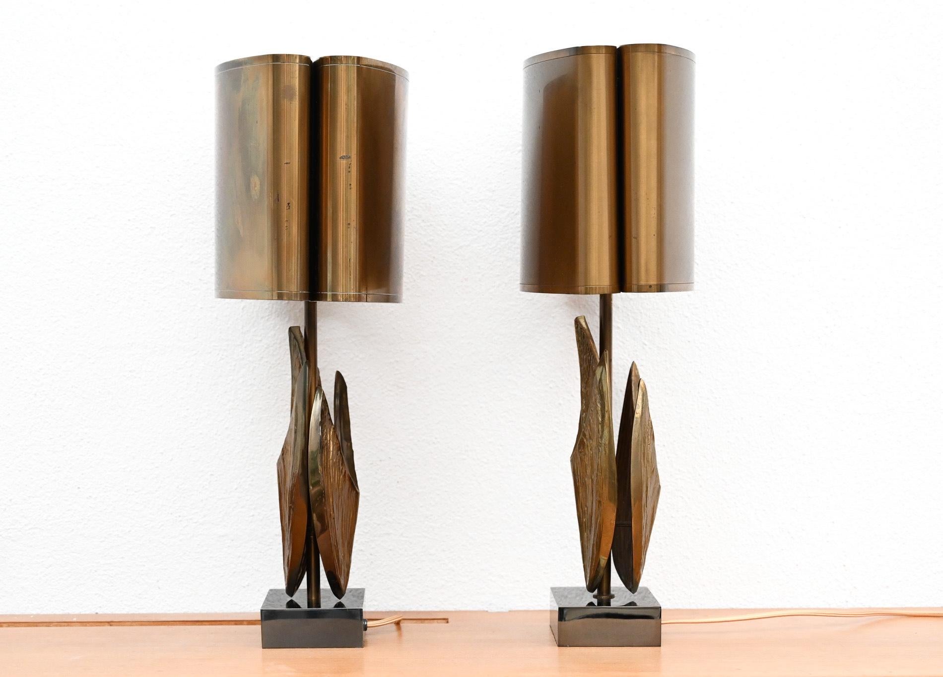 Pair of “Cythere” table lamps by Chrystiane Charles for Maison Charles 11