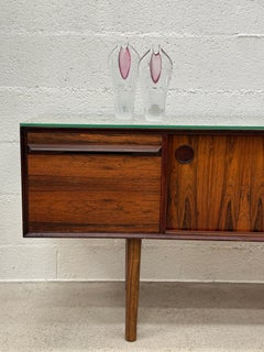 Pair of Czech art glass vases by Pavel Juda for Beranek Skrdlovice Glass Works