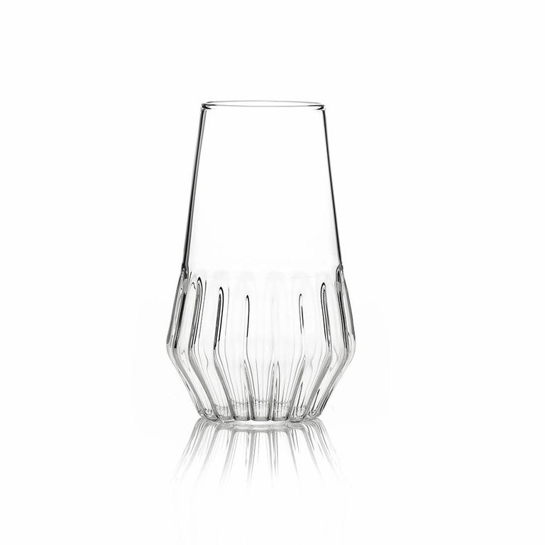 Mixed flute glass, set of two.

With a special technique, the Mixed collection combines two types of glass to create this modern collection. Retro yet contemporary it is perfect for everyday beverages, cocktails, or beer. The Mixed will enrich any