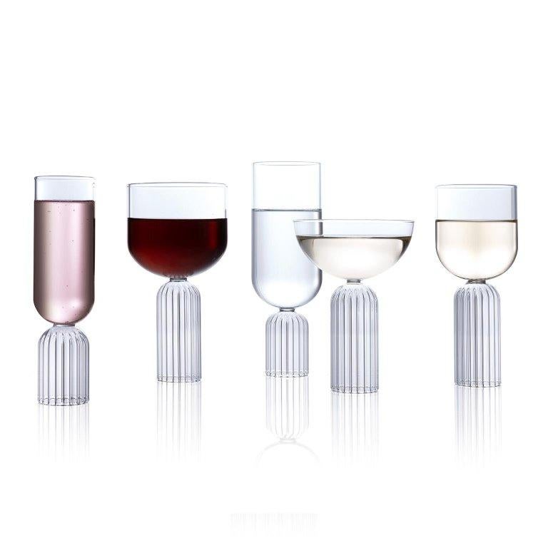 May medium glasses, set of two 

This item is also available in the US.

A pair of Czech contemporary handcrafted glasses perfect for everyday use. The May collection is inspired by the lightness of the early summer month of May. This contemporary
