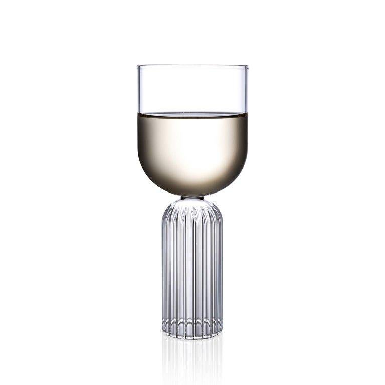 Hand-Crafted EU Clients Pair of Czech Contemporary May Medium Glasses Handmade, in Stock