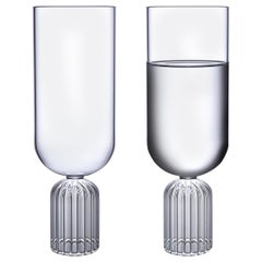 fferrone Set of 2 Czech Contemporary May Medium Tall Glasses Handmade