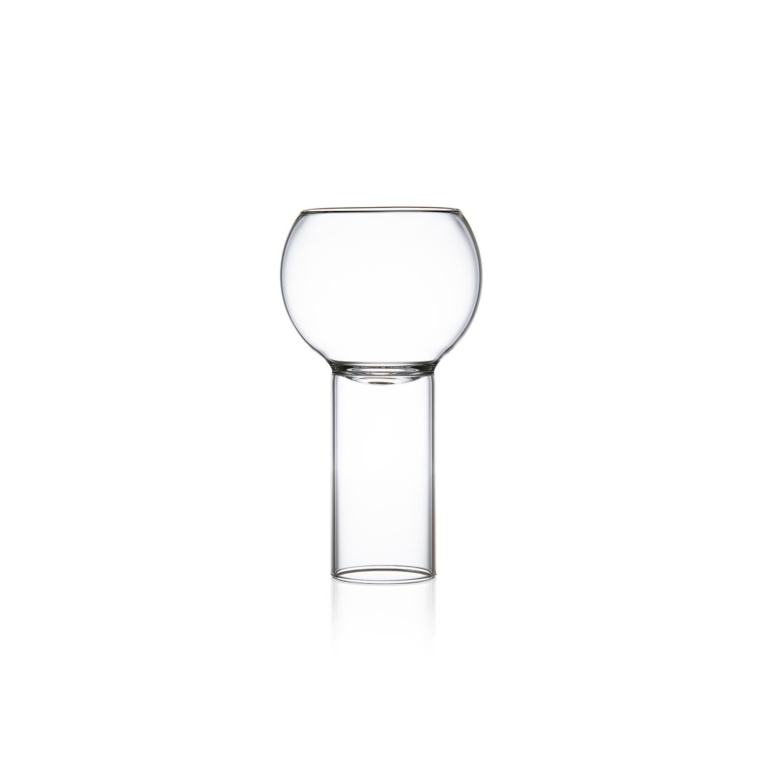 small handmade wine glass