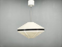Pair of Czech Space Age UFO Pendant Lights, 1960s