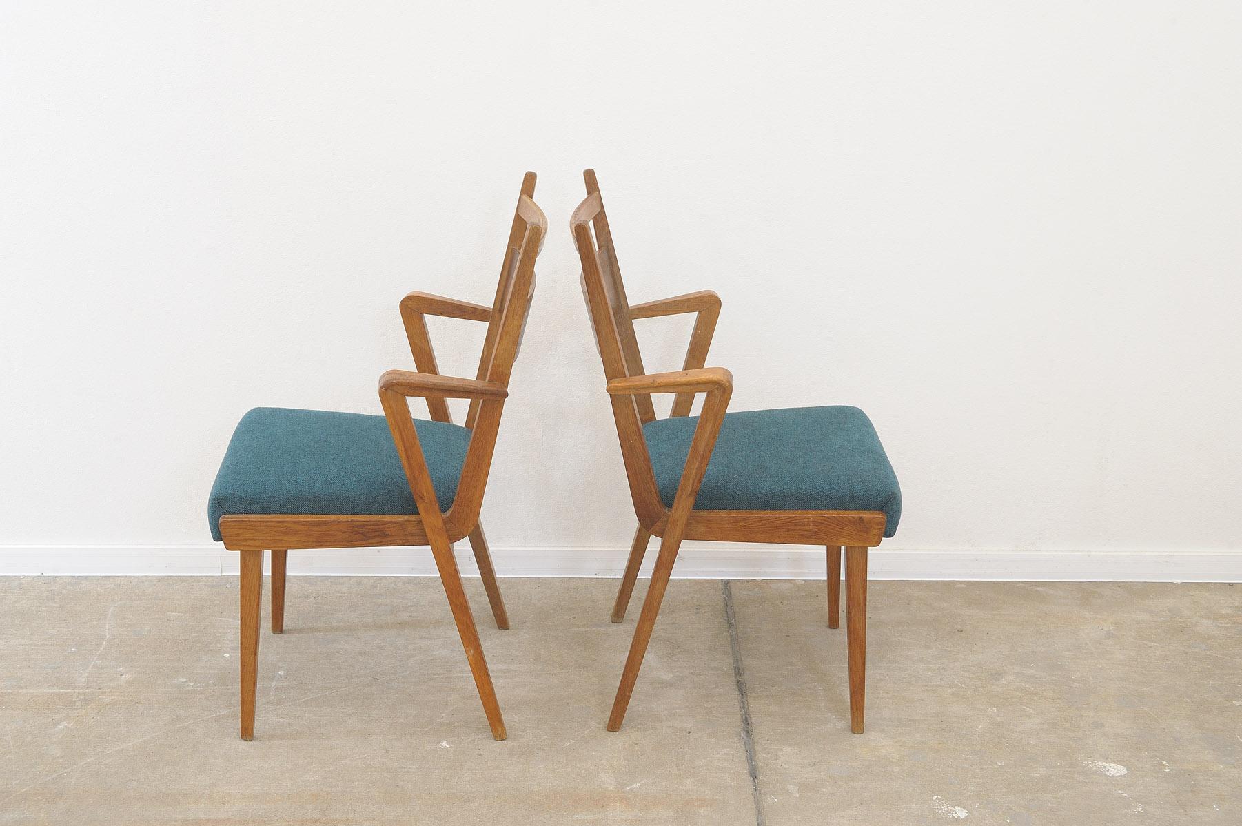  Pair of Czechoslovak Vintage bentwood chairs by Jitona, 1970´s For Sale 1