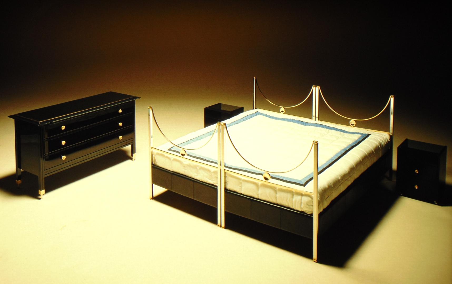 Ein Paar „D90“-Betten von Carlo di Carli für Sormani (Italienisch) im Angebot