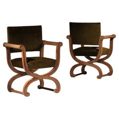 Pair of "Dagobert" armchairs by René and Gilbert Schmitt from the 1940s