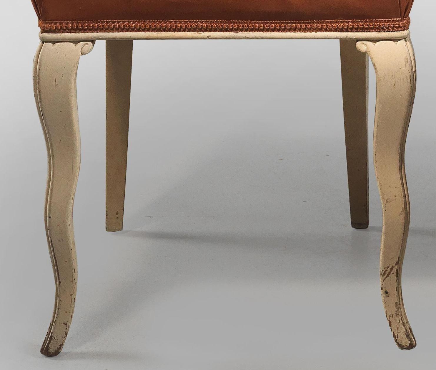 Fatto a mano Coppia di sedie Art Deco attribuite a Dagobert Peche e Wiener Werkstaette, 1920 in vendita