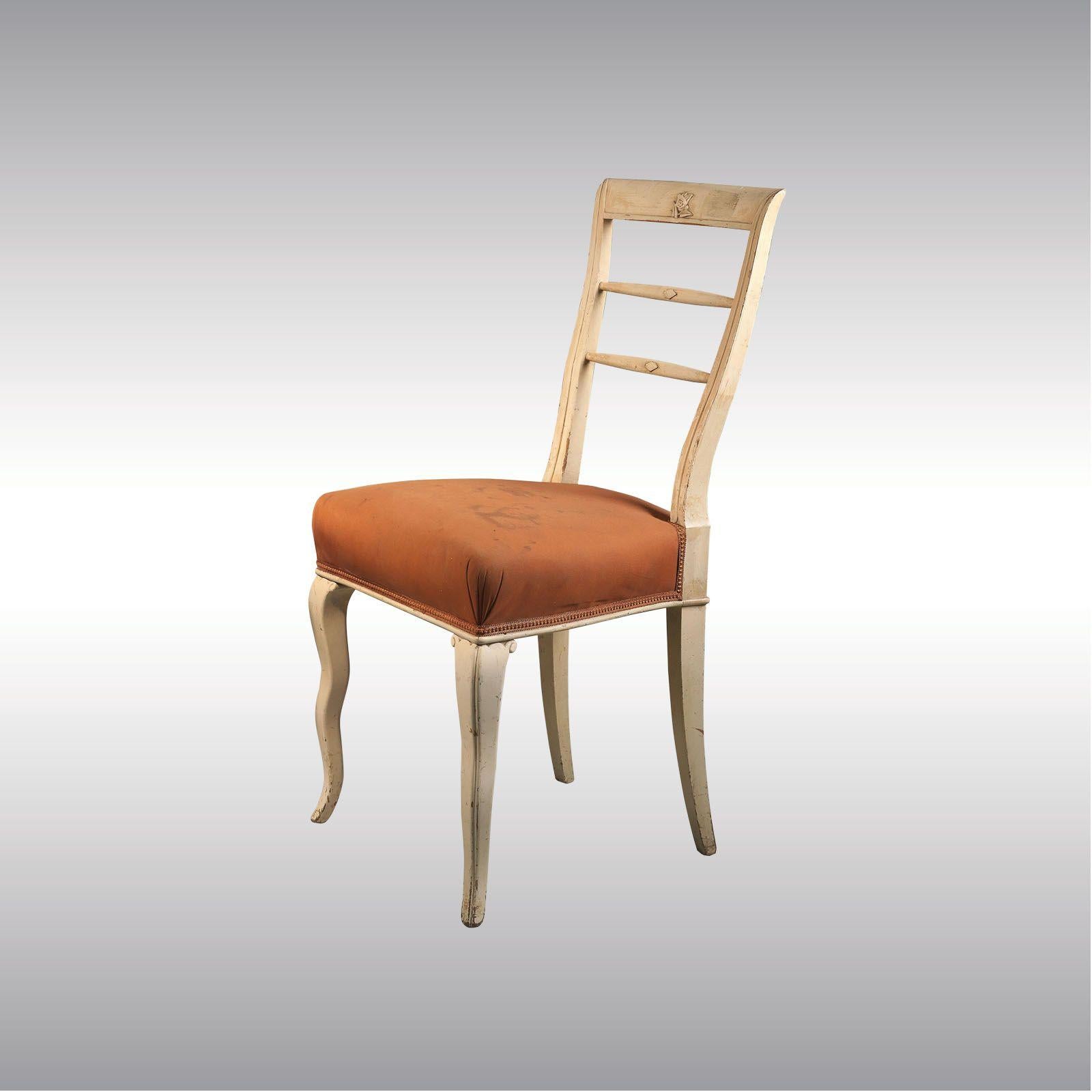 Faggio Coppia di sedie Art Deco attribuite a Dagobert Peche e Wiener Werkstaette, 1920 in vendita