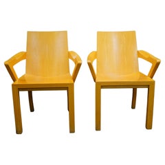 Pair of Dakota Jackson Library Arm Chairs
