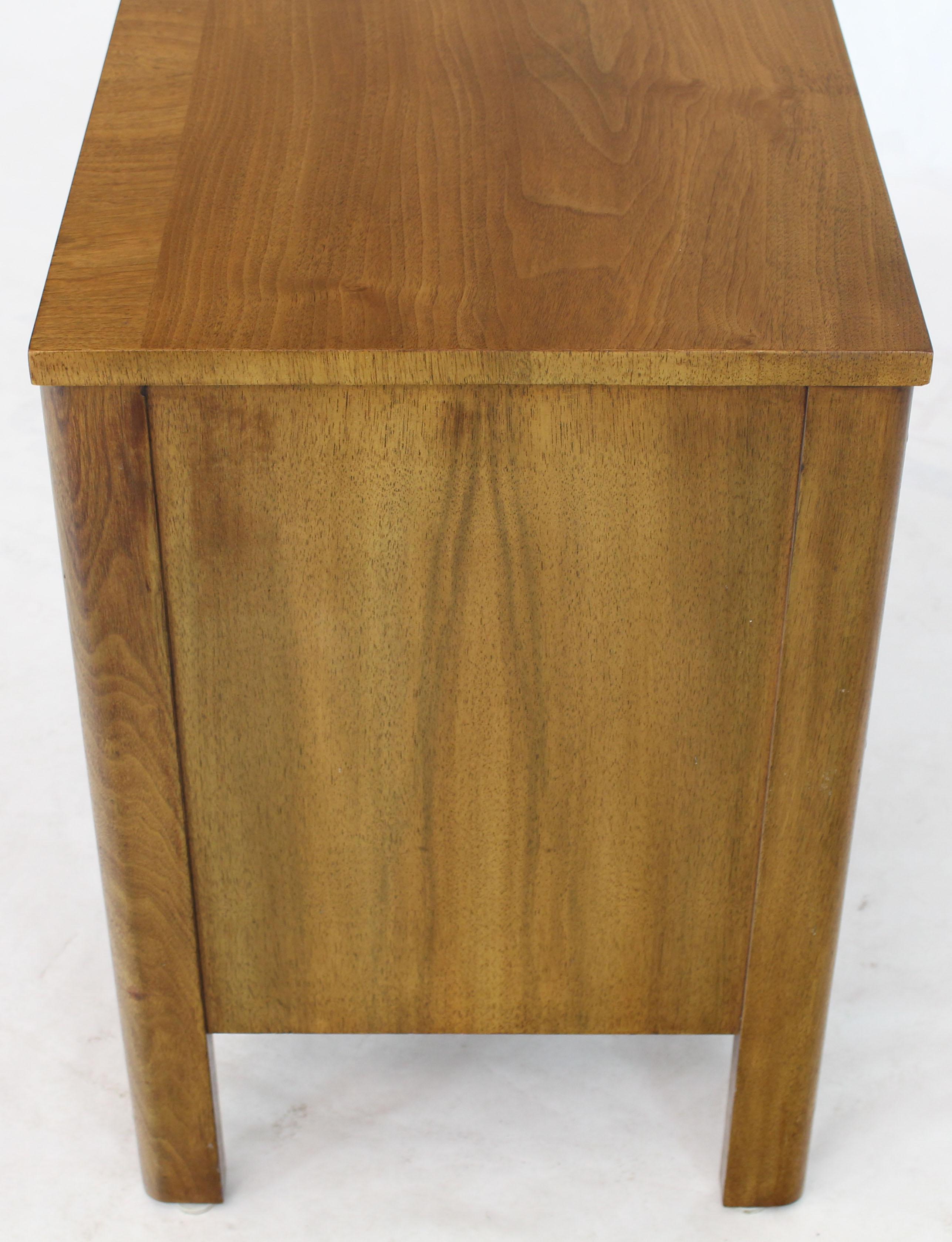 Pair of Dale Ford Widdicomb Walnut Banded Top Nightstands End Tables 3