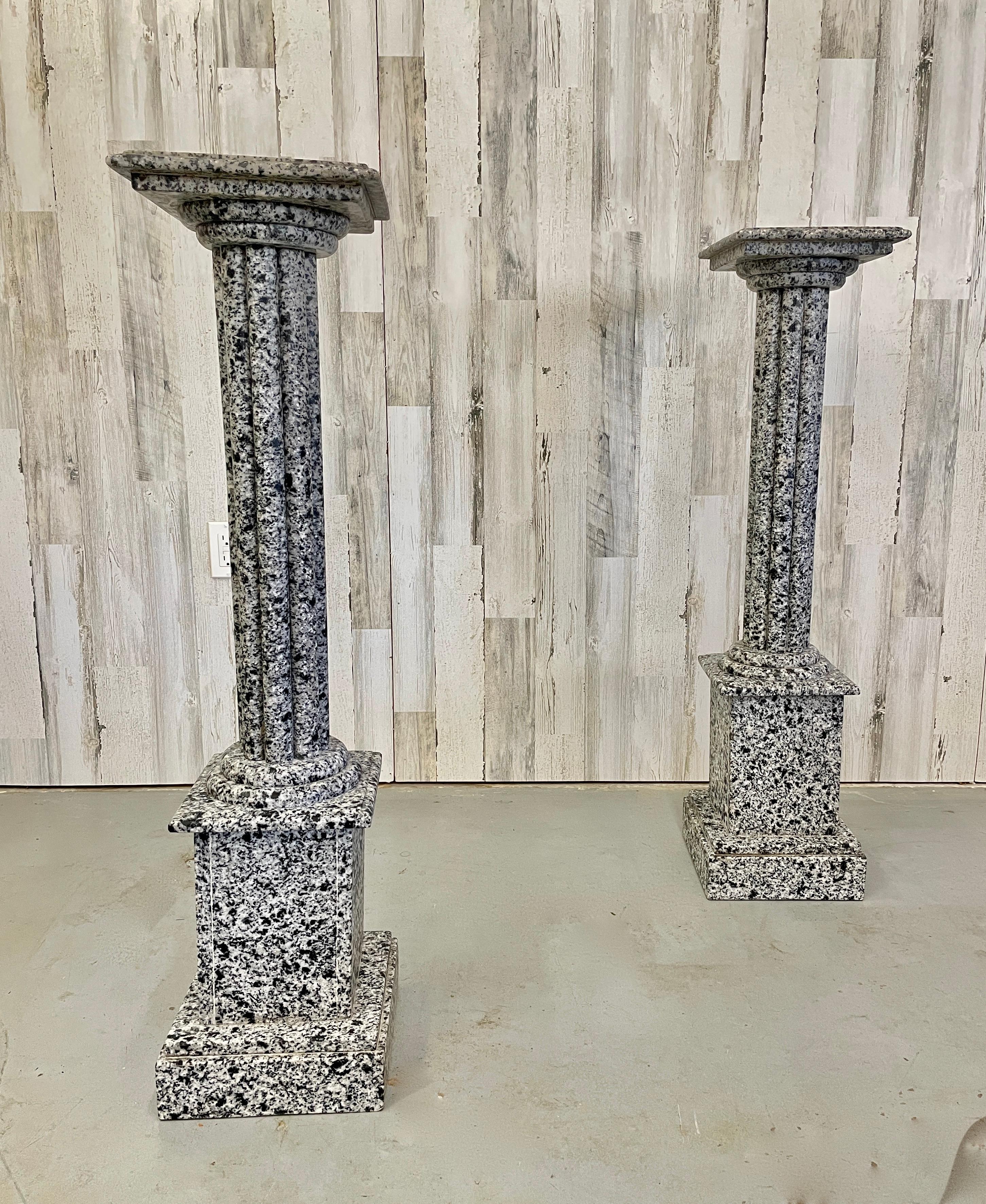 Pair of Dalmation Granite Architectural Columns 4