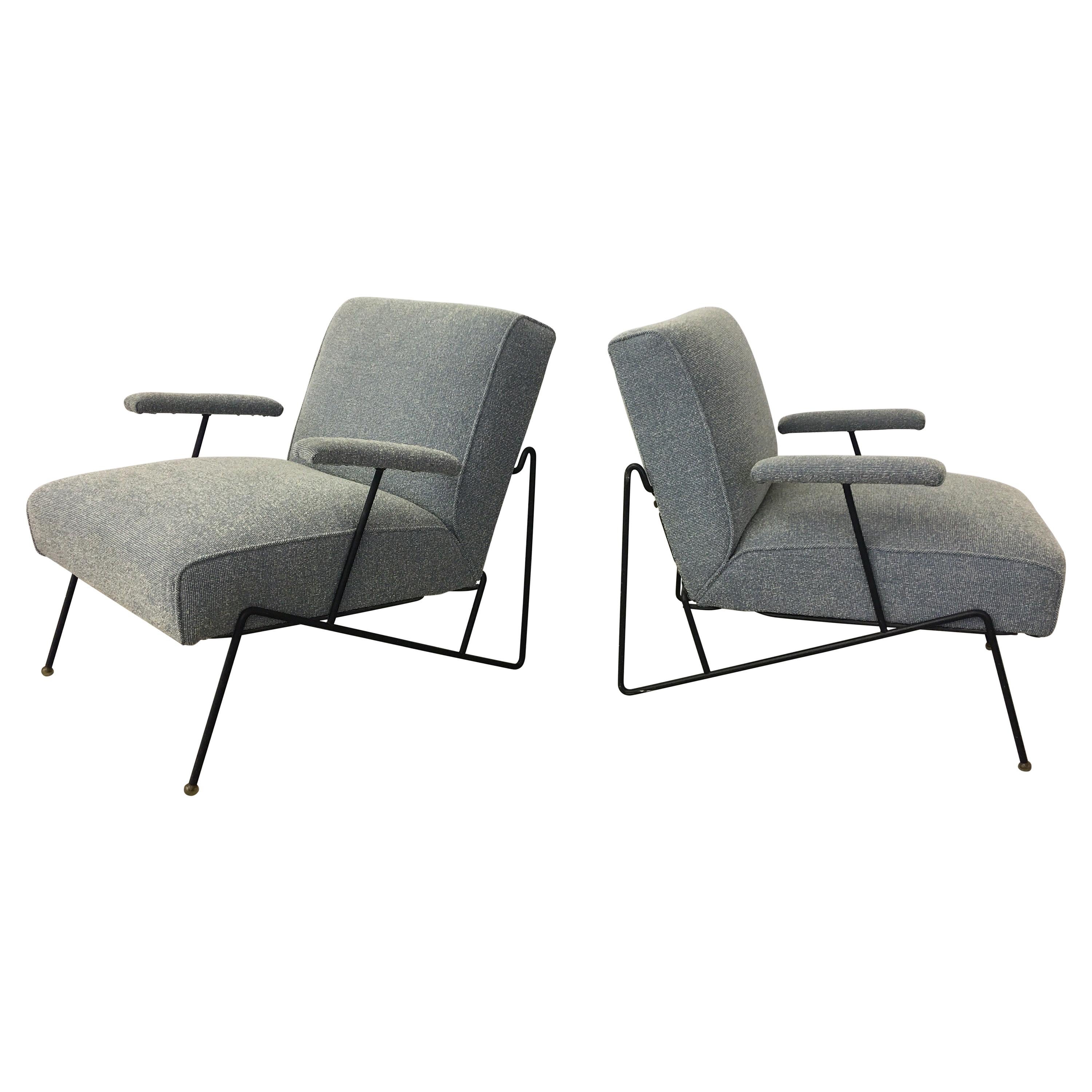 Pair of Dan Johnson Lounge Chairs for Pacific Iron