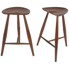 Pair of Danish 20th Century bar Stools